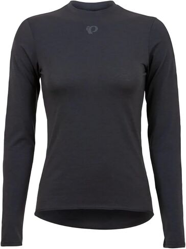 قميص PEARL IZUMI نسائي من الصوف بأكمام طويلة، قميص طويل الأكمام لركوب الدراجات ماص للرطوبة، خامة عالية التمدد in Saudi Arabia