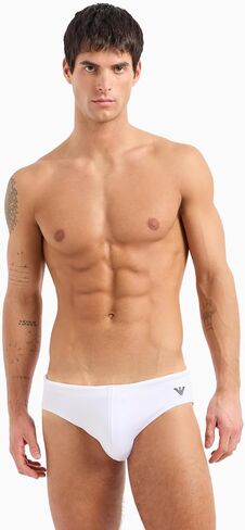 Emporio Armani Men's Standard Essential Eagle Logo Swim Brief in Saudi Arabia