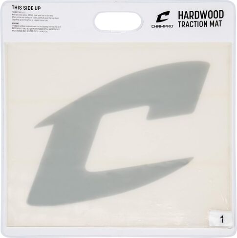 CHAMPRO Hardwood Floor Shoe Traction Mat for Basketball Court and Gym Floors, White in Saudi Arabia
