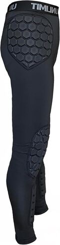 Soccer Goalie Pants, Padded Goalkeeper Pants, Compression Pants with Knee Pads, Hip Pads & Shin Pads. in Saudi Arabia