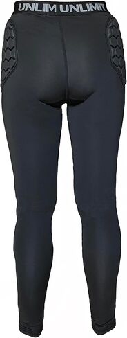Soccer Goalie Pants, Padded Goalkeeper Pants, Compression Pants with Knee Pads, Hip Pads & Shin Pads. in Saudi Arabia