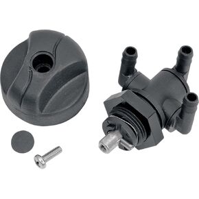 WSM 006-600 S/D FUEL VALVE, 3 POS.W/KNOB, Black in Saudi Arabia