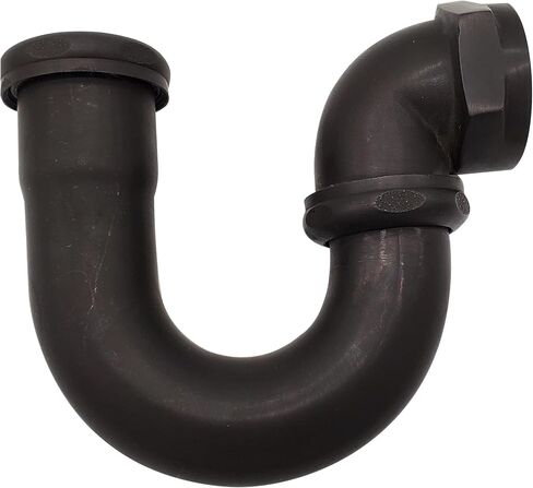 Westbrass A402LA-RAW 1-1/2" نحاس LA Code P-Trap، غير مكتمل in Kuwait
