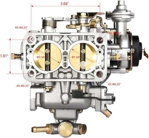 Carburetfor for Fiat Renault Pickup Carby 2- Electric Choke 38/38 DGES DGAS DGEV in Kuwait
