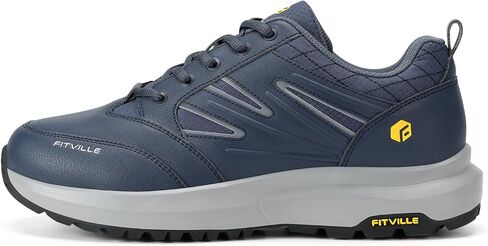 FitVille Mens Wide Hiking Shoes Outdoor Walking Shoes Trekking Trails Sneakers with Slip Resistant in Saudi Arabia