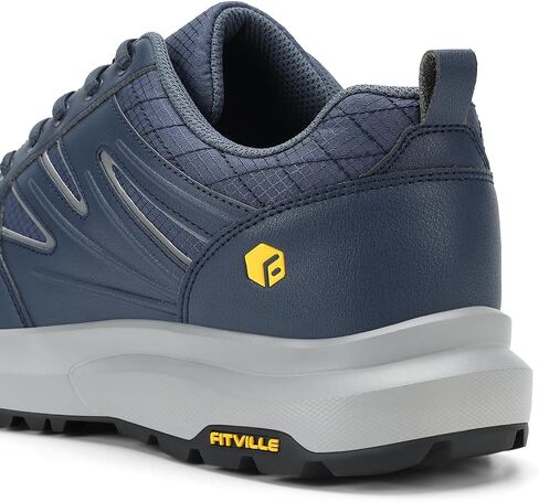 FitVille Mens Wide Hiking Shoes Outdoor Walking Shoes Trekking Trails Sneakers with Slip Resistant in Saudi Arabia