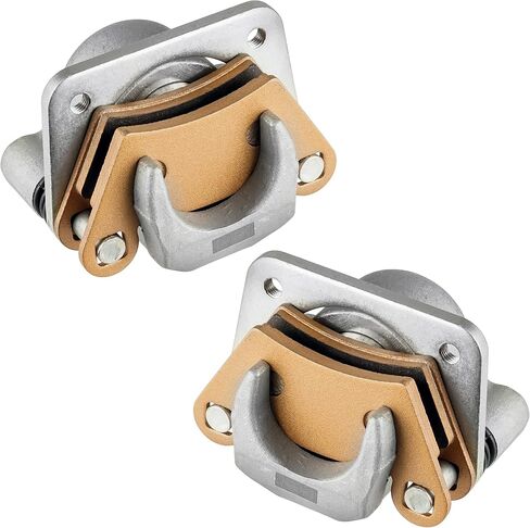 Caltric Rear Left Right Brake Caliper Compatible with Polaris Ranger XP 700 4x4 2005 2006 with Pads in Saudi Arabia