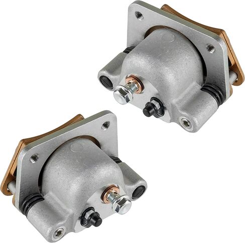 Caltric Rear Left Right Brake Caliper Compatible with Polaris Ranger XP 700 4x4 2005 2006 with Pads in Saudi Arabia