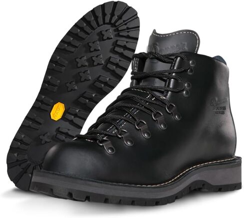 حذاء Danner Mountain Light II مقاس 5 بوصات Gore-Tex مقاوم للماء للمشي لمسافات طويلة للرجال مع جلد متين محبب بالكامل، حاجز Gore-Tex قابل للتنفس ونعل خارجي للجر in Saudi Arabia