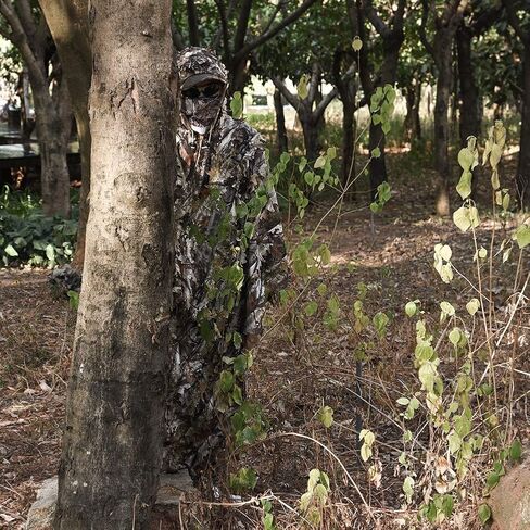 Hunting Ghillie Suit 3D Bionic Leafy Camo Clothing Jungle Hunting, Wildlife Photography, Bird Watching, Shooting in Kuwait