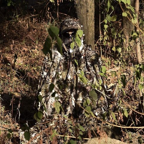 Hunting Ghillie Suit 3D Bionic Leafy Camo Clothing Jungle Hunting, Wildlife Photography, Bird Watching, Shooting in Kuwait