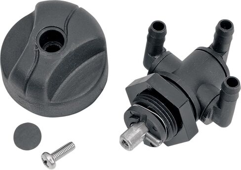 WSM 006-600 S/D FUEL VALVE, 3 POS.W/KNOB, Black in Saudi Arabia