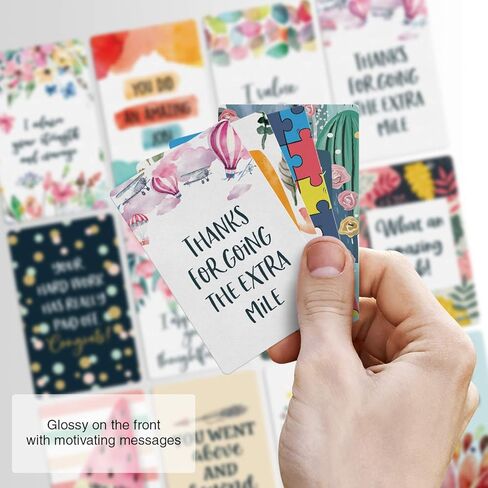 Dessie 30 Thinking of You Cards With Envelopes. 30 4x6 Inch Note Cards with Envelopes - Blank Inside with 6 Unique Floral Designs. White & Colorful Envelopes and Gold Seals In Sturdy Storage Box in Kuwait