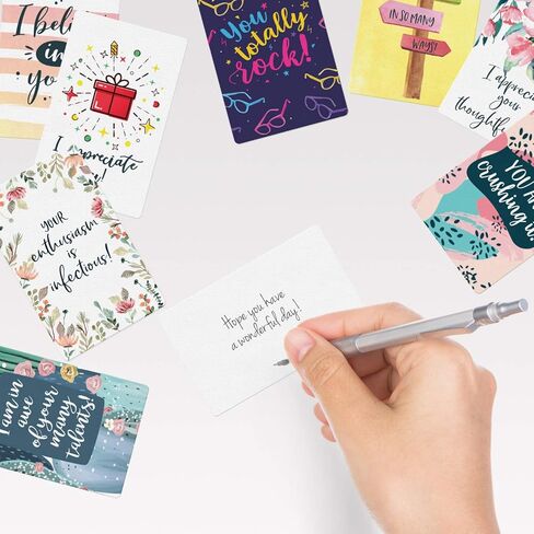 Dessie 30 Thinking of You Cards With Envelopes. 30 4x6 Inch Note Cards with Envelopes - Blank Inside with 6 Unique Floral Designs. White & Colorful Envelopes and Gold Seals In Sturdy Storage Box in Kuwait