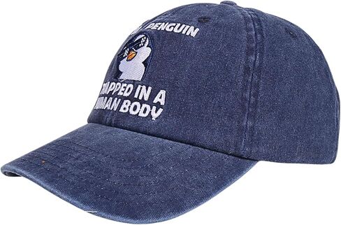 InnoBeta Penguin Gifts Hat for Men Women, Penguin Gifts for Christmas, Birthday, Adjustable Embroidered Baseball Cap in Saudi Arabia