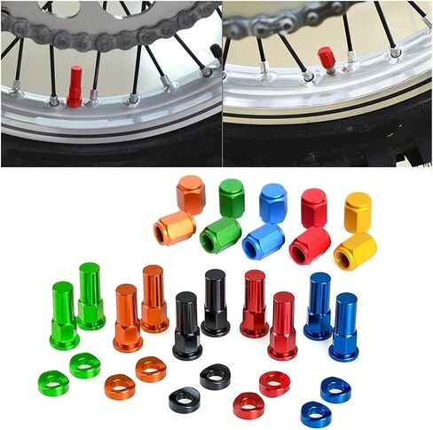 ruixingdianzishangwu Rim Lock Nut Washer Kit Compatible With Enduro Adventures(A1) in Saudi Arabia