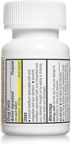 WELMATE - Famotidine Acid Reducer, 20mg - Maximum Strength - Heartburn Relief - Acid Indigestion - Stomach Relief - Works in 15 Minutes, 12 Hour Relief - Generic Medication - Value Size - 300 Tablets in Kuwait