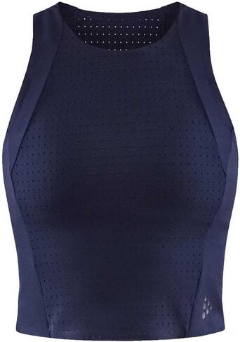 Craft Sportswear Women's ADV HIT Perforated Tank | Sleeveless Cropped Tank Top | Great for Workouts & Running in Kuwait