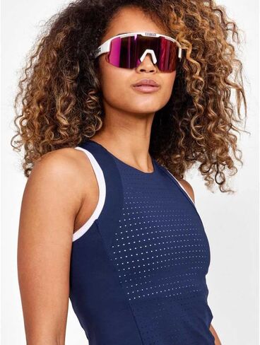 Craft Sportswear Women's ADV HIT Perforated Tank | Sleeveless Cropped Tank Top | Great for Workouts & Running in Kuwait