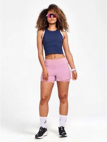 Craft Sportswear Women's ADV HIT Perforated Tank | Sleeveless Cropped Tank Top | Great for Workouts & Running in Kuwait