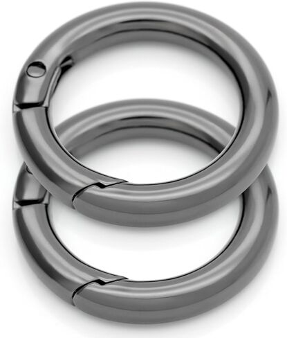 Craftmemore 2pcs 1 3/8 بوصة O Rings Snap Clip Trigger Spring Open Keyring مشبك محفظة الأجهزة SCOS (ذهبي) in Saudi Arabia