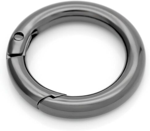 Craftmemore 2pcs 1 3/8 بوصة O Rings Snap Clip Trigger Spring Open Keyring مشبك محفظة الأجهزة SCOS (ذهبي) in Saudi Arabia