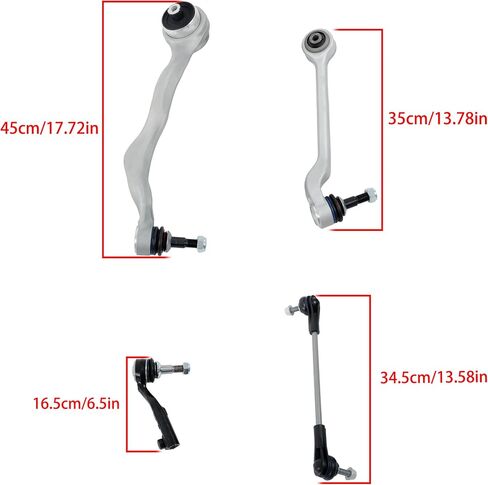 8PCS Front Suspension Lower Control Arm Sway Bar Kit Replacement for BMW 128i 2008-2013 Replacement for BMW 135i 2008-2013 in Saudi Arabia