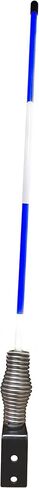 Snow Plow Marker, High Visibility, Fiberglass, 37 Inch, Stainless Steel Spring (Set of Two Blue) in Saudi Arabia