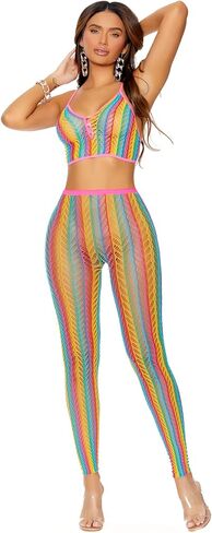 Rainbow Net Cami Set by Elegant Moments in Saudi Arabia