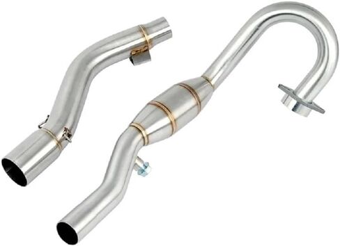 Stainless Steel Pipe Header Mid Pipe Slip-On Type For H-on-d CRF 300L CRF300L Rally ABS 2021 2022 2023 part in Saudi Arabia