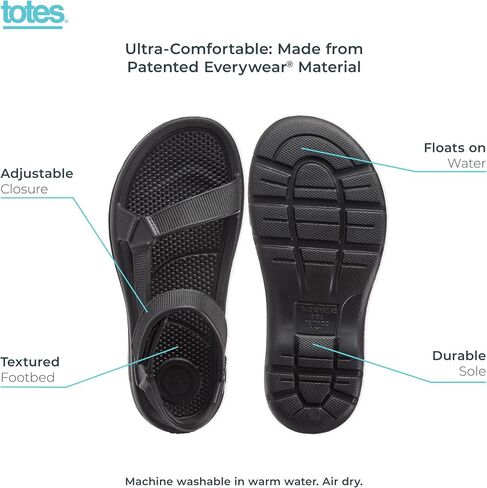 totes Women's Everywear Adjustable Riley Sport Sandal in Saudi Arabia