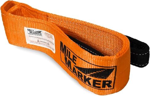 6' Recovery/Tree Strap with 30,000 lbs Capacity Heavy-Duty Snatch Block and Pair of 3/4" Powder Coated Shackles | for Secure Vehicle Recovery | Includes Decal in Saudi Arabia