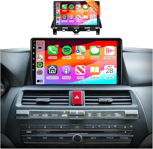 8Core 4G 64G Android 12 Car Stereo for Honda Accord 8th 2008-2013 Radio with 10.1inch 1280X720P QLED Touch Screen Wireless CarPlay Android Auto Bluetooth5.0 DSP/46EQ GPS FM/RDS WiFi AHD Backup Camera in Saudi Arabia