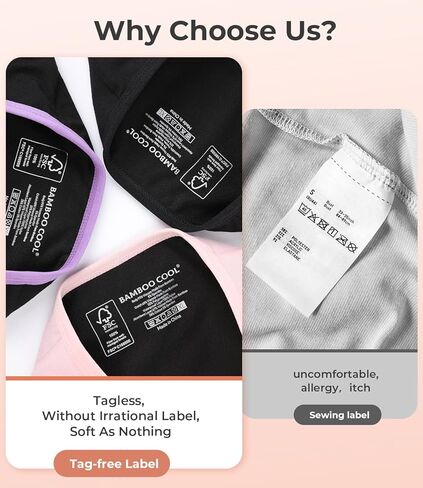 BAMBOO COOL Teens Girls Period Underwear Period Panties Menstrual Leakproof Briefs 3-Pack in Saudi Arabia