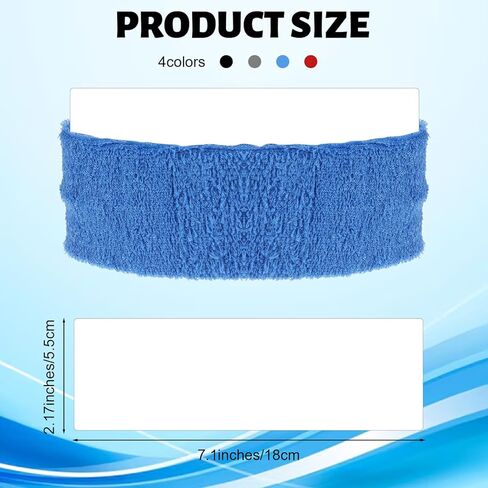 4pcs Sportsballs for Men & Women Terry Clothblands Band Wicking Orchingbled Beadbled Athletic Twish Cotton Cotton Teash for Tennis Running Basketing Out Outdoor in Kuwait