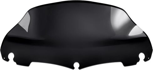Amazicha Black 9" Wave Windshield Windscreen Compatible for 2014-2023 Harley Davidson Touring Street Glide Electra Glide Ultra Limited Tri Glide FLHT FLHX FLHXS FLHTK 14-23 in Saudi Arabia