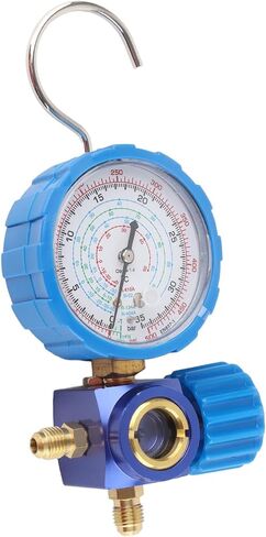 مقياس مشعب الهواء ، 500psi 35kgf cm مع مرآة مرئية ، تطابق مع المعدات الأصلية ، ملائمة لـ R12 R502 R22 R410 R134A ، مريحة لاستبدال واحد مكسور ، in Saudi Arabia