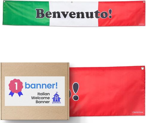 Japanese Welcome Banner for Japanese Classrooms, Restaurants, Bilingual Businesses, Special Events - Flag of Japan (White & Red) Background - Polyester, 60 x 10 Inches in Kuwait