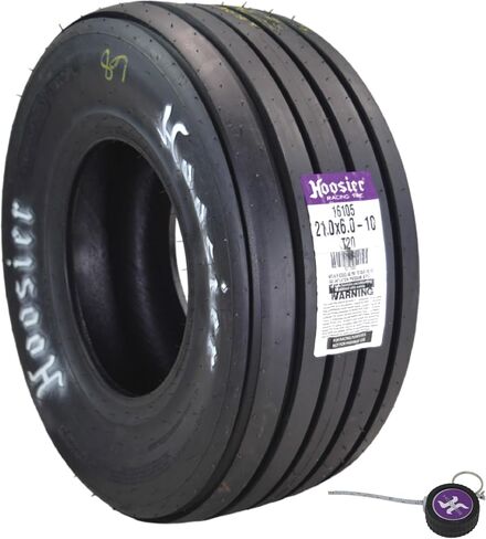 Hoosier 3 Wheeler Front Tire 21.0X6.0-10 Rib - 16105T20 for ATV Tire & Off-Road Racing with Hoosier Keychain in Saudi Arabia