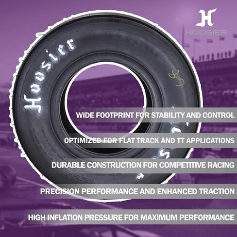 Hoosier 3 Wheeler Front Tire 21.0X6.0-10 Rib - 16105T20 for ATV Tire & Off-Road Racing with Hoosier Keychain in Saudi Arabia