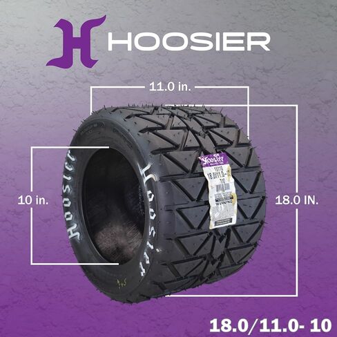 تم تعيين Hoosier Flat Track & TT ATV مع (2) 18.5x6.0-10-16130T10 الأمامي و (2) 18.0x11.0-10-16110T10 الخلفية للسباق على الطرق الوعرة مع Hoosier Keychain (4 حزمة) in Saudi Arabia