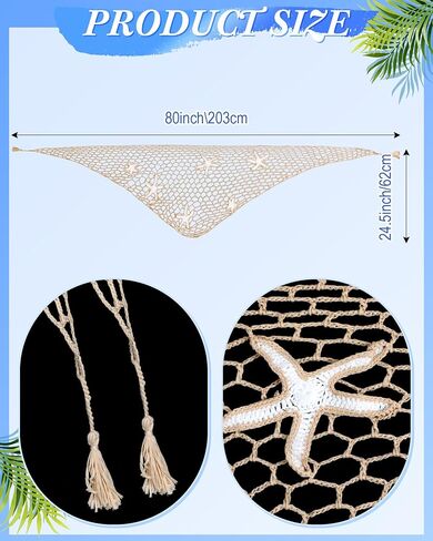 Women Crochet Cover up Skirt Hollow out Triangle Shawl Wrap Mermaid Sarong Fishnet Swimwear Starfish Beach Skirt in Saudi Arabia