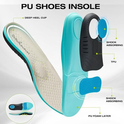 Women's Orthopedic Fashion Sneakers for Plantar Fasciitis: Comfortable Arch Support Walking Shoes for Orthotic, Casual Supportive Sports Sneakers for Foot and Heel Pain Rlief in Saudi Arabia