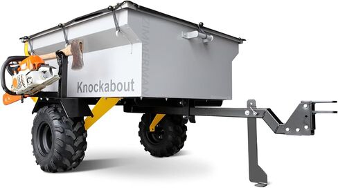 Zimmerman Knockabout Offroad ATV UTV Trailer 1,200 Pound Load Capacity, 18 Inch Wheels, 18 Cubic Feet, Dump Bed in Saudi Arabia
