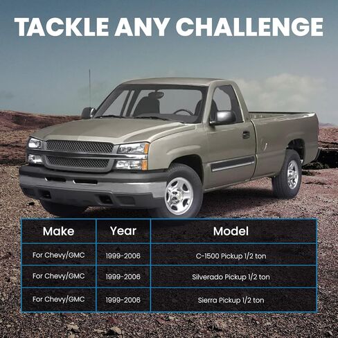 MaxPeedingRods 6 "مجموعة الوجه الخلفي ل Chevy Silverado/GMC Sierra 1500 1999-2006 2WD ، C1500 Drop Kit in Saudi Arabia