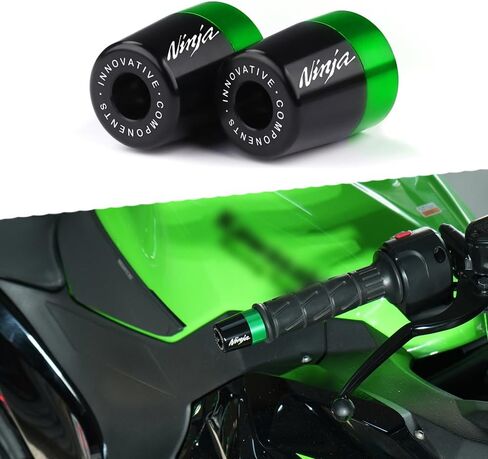 Motorcycle HandleBar Ends Fit For NINJA400 NINJA500 NINJA650 NINJA1000 NINJA ZX4R ZX6R ZX10R H2R NINJA 250 300 400R 250R 250SX 1000SX ZX14R 2022 2023 2024 2025 ALL YEAR Bar ends Accessories BK in Saudi Arabia
