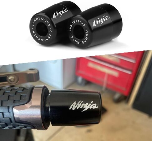Motorcycle HandleBar Ends Fit For NINJA400 NINJA500 NINJA650 NINJA1000 NINJA ZX4R ZX6R ZX10R H2R NINJA 250 300 400R 250R 250SX 1000SX ZX14R 2022 2023 2024 2025 ALL YEAR Bar ends Accessories BK in Saudi Arabia