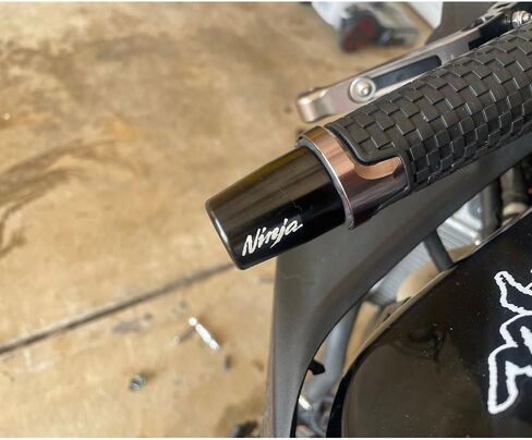 Motorcycle HandleBar Ends Fit For NINJA400 NINJA500 NINJA650 NINJA1000 NINJA ZX4R ZX6R ZX10R H2R NINJA 250 300 400R 250R 250SX 1000SX ZX14R 2022 2023 2024 2025 ALL YEAR Bar ends Accessories BK in Saudi Arabia