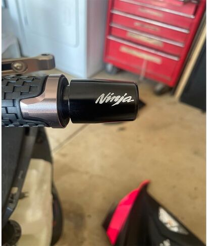 Motorcycle HandleBar Ends Fit For NINJA400 NINJA500 NINJA650 NINJA1000 NINJA ZX4R ZX6R ZX10R H2R NINJA 250 300 400R 250R 250SX 1000SX ZX14R 2022 2023 2024 2025 ALL YEAR Bar ends Accessories BK in Saudi Arabia