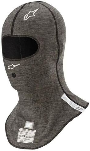 Alpinestars Race V3 Nomex Balaclava FIA8856-2018/SFI - 2020 Model - One Size Fits All - Gray in Saudi Arabia